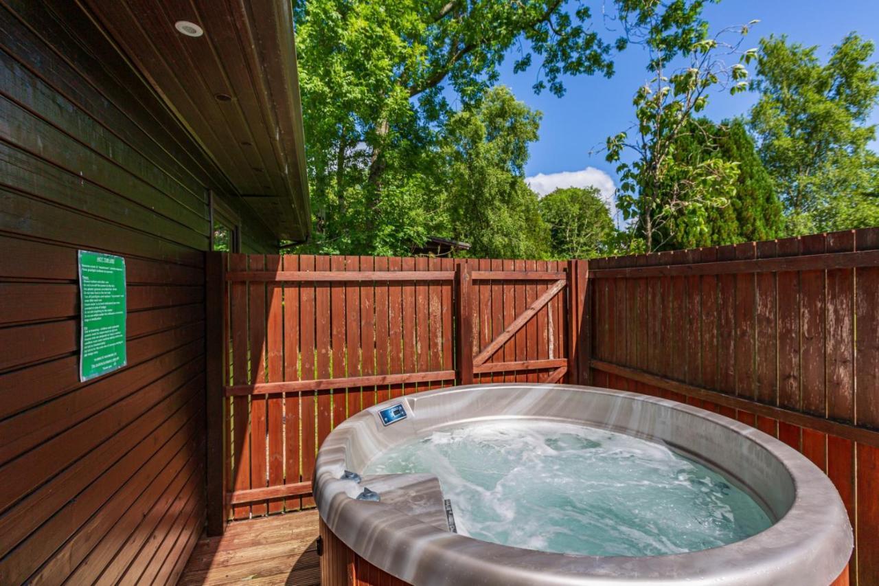 Birch Lodge 20 With Hot Tub Newton Stewart Exteriér fotografie